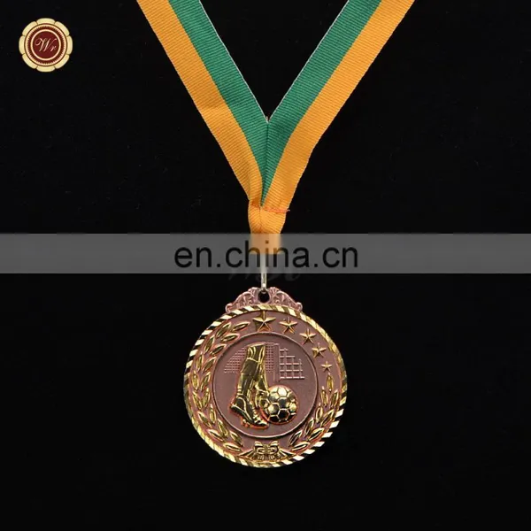 Wr Online Shopping Quality Metal Medal for Awards Collectible Soccer Game Medal With Ribbon photo-2