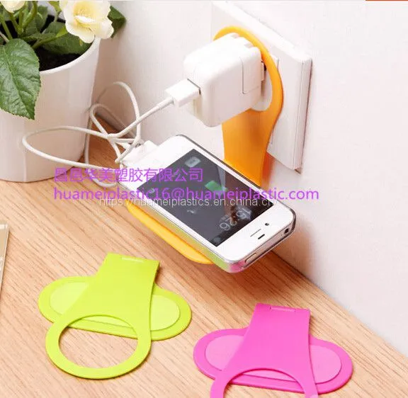 Mobile Phone Wall Charger Adapter Charging Holder Hanging Stand Bracket photo-4