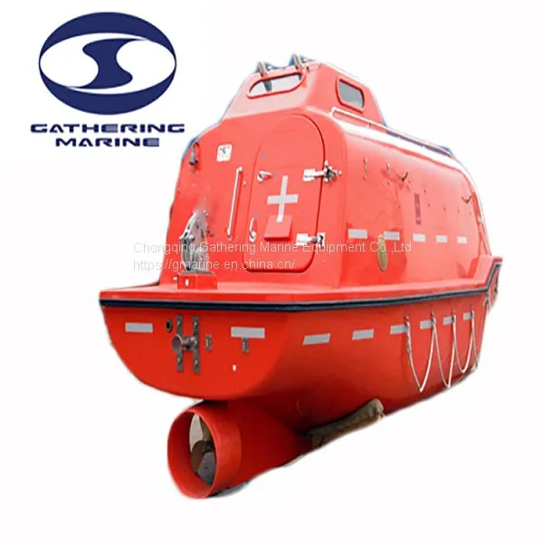 High Speed 6 Knots Marine Free Fall FRP Lifeboat photo-4