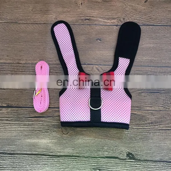 Hamster Bunny Chest Strap Harnesses Pet Rabbits Harness With Leash photo-2