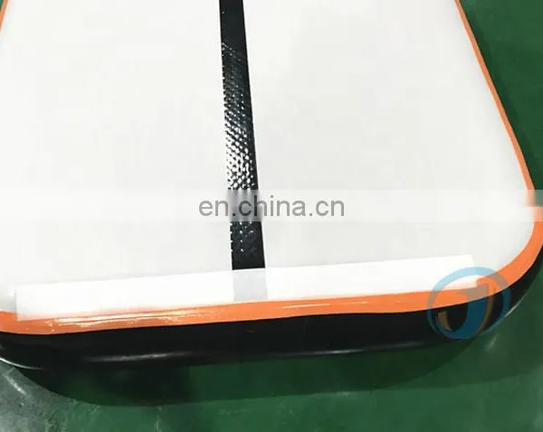 Black and Orange Inflatable Air Track 6m X 1m x 20cm Gymnastics Tumbling Mat For Sale photo-6