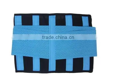 Walson Slim Neoprene Waist Trainer Belt Support Blue and Orrange Color Waist Trainer Fajas photo-3