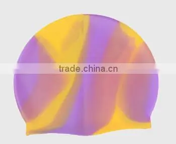 SGS Approved Adult Swim Cap, Light Pattern Design photo-2