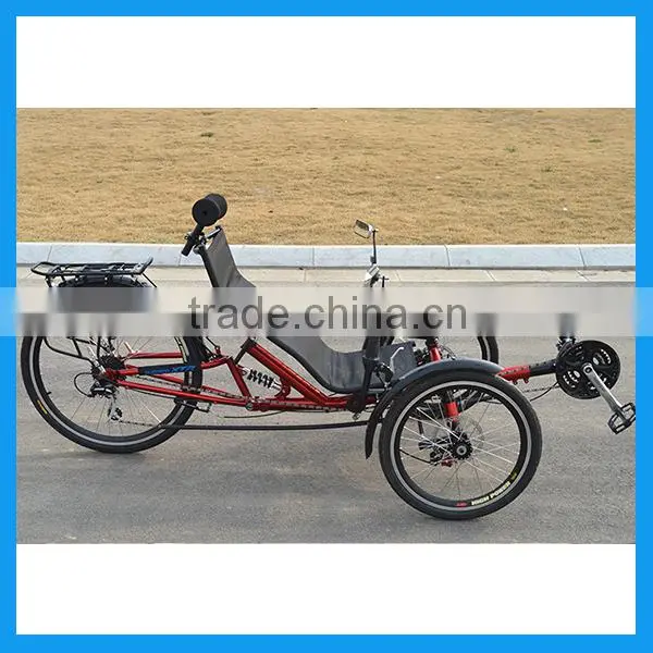 Two Front Wheel Folding Recumbent Trike For Adult photo-6