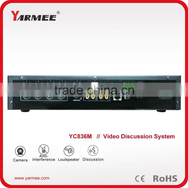 Conference Room Audio System Desktop Microphone Video Camera Auto Track System YC836 photo-6