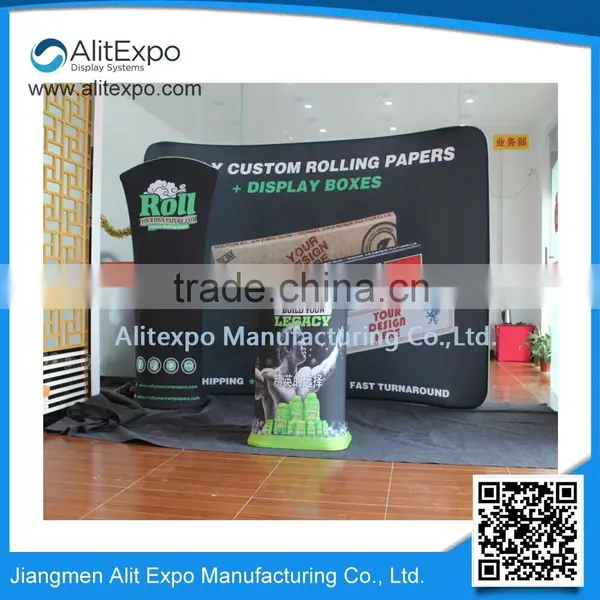 Popular Tension Fabric Exhibit Booth Design, Portable Exhibition Booth Display photo-4