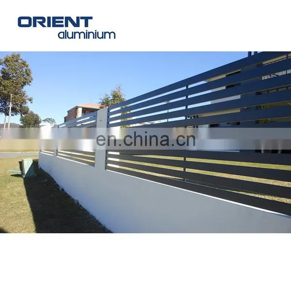 Horizontal Cheap Price Aluminium Fencing for Garden Fence ,house Fence ,swimming Pool Fence