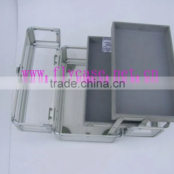 2013 Professional Aluminium Framed Acrylic Beauty Case