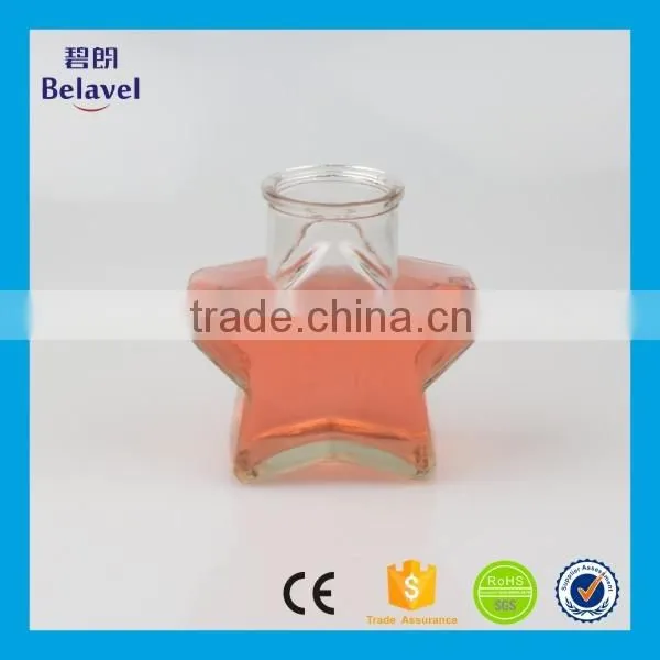 Xuzhou Factory Supply Five Star Shaped Cheap Clear Glass Bottle photo-5