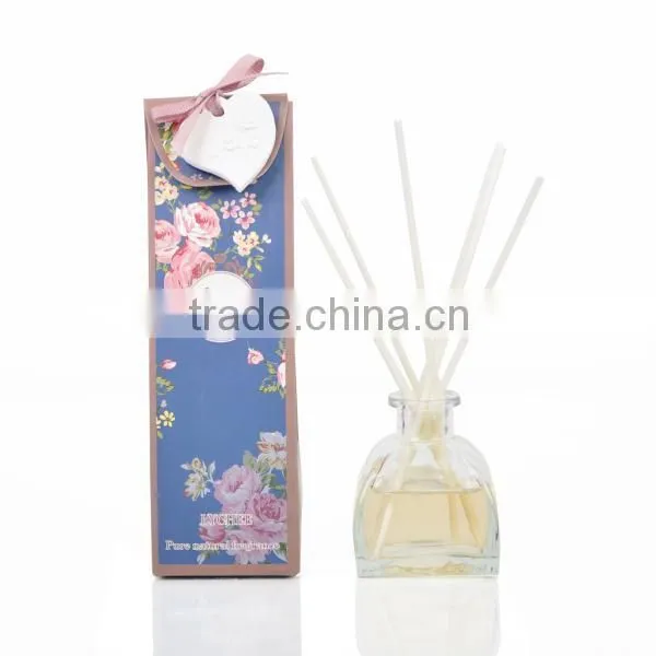 50ml Home Fragrance Aroma Reed Diffuser With Glass Bottle and Clay Decoration SA-2012 photo-2