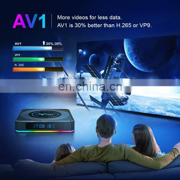 X96 X4 tv Box Android 11 With S905X4 Quad Core 8K Media Player 2.4G 5G Wifi Google AV1 VP9 Smart Set Top Boxes photo-2