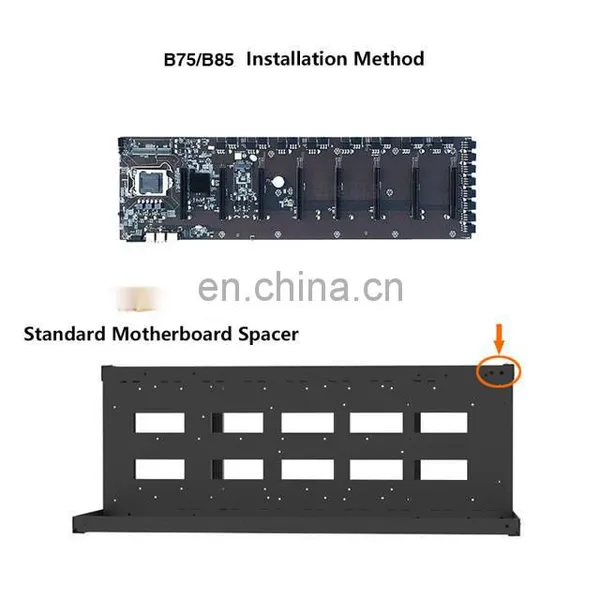 Video Card Rig Steel Opening Air Rig Frame Case Computer GPU Rig Rack For 6GPU 8GPU 12GPU In Stock photo-5