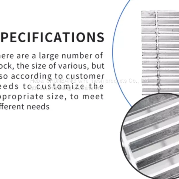 New Design Best Price Steel Driveway Grates Hot Dip Galvanized Stainless Steel Grating photo-4