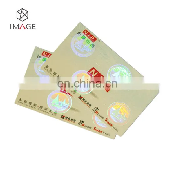 84*52mm Transparent Hologram Lamination Overlay for IDs photo-4