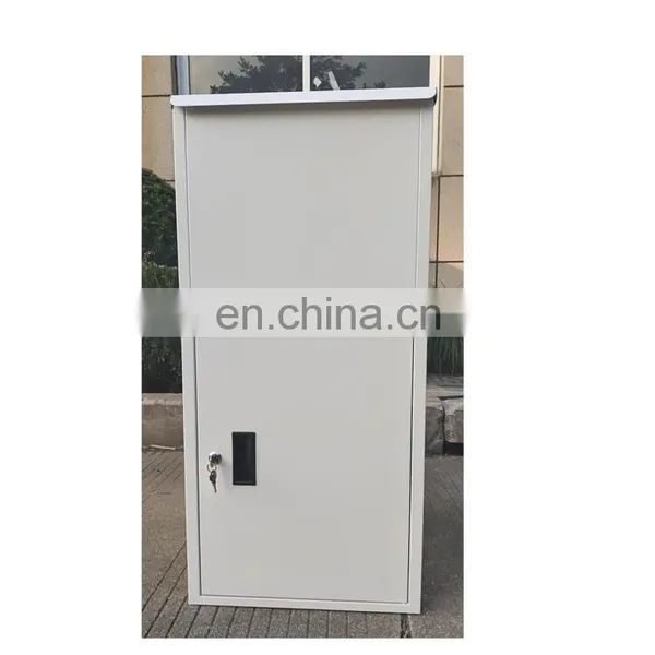 Galvanized Steel Power Coating Free Standing Parcel Drop Box Standing Mail Box photo-4
