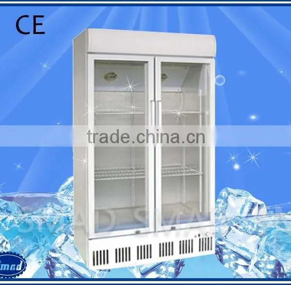 Single Door/ Double Door Transparent Glass Door Showcase Refrigerators photo-4