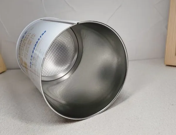 Factory Wholesale Customized Milk Powder in Eco-friendly Empty Tinplate Can photo-3