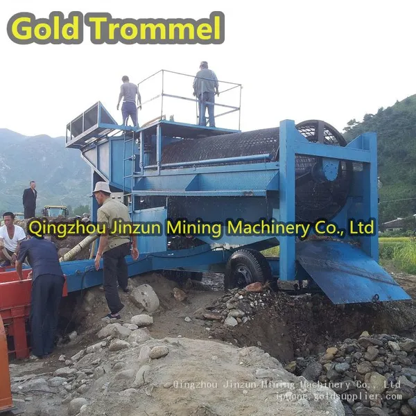 Small Scale Gold Mining Gold Washing Trommel