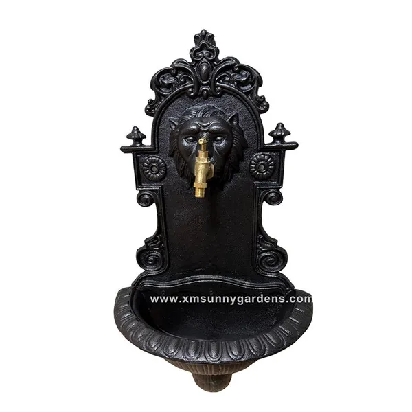 Xmsunny Gardens Heavy Duty Cast Garden Water Fountain Wall Mounted Fountain photo-3