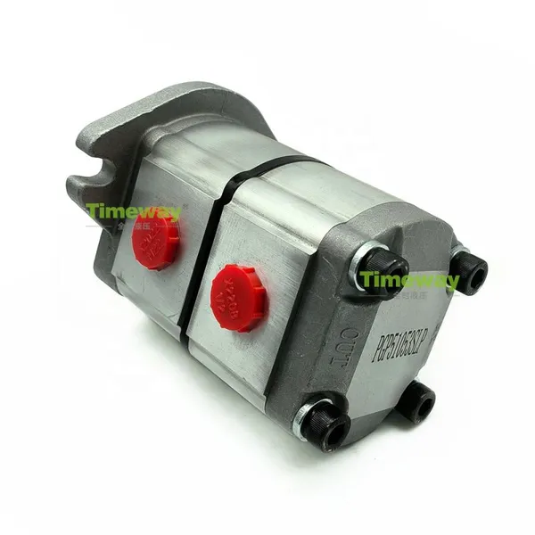 PGP Hydraulic Gear Pump PGP51053SLP PGP5183DGLP Excavator Double Gear Pump 1 Inlet 2 Outlet Ports High Pressure Oil Pump photo-4