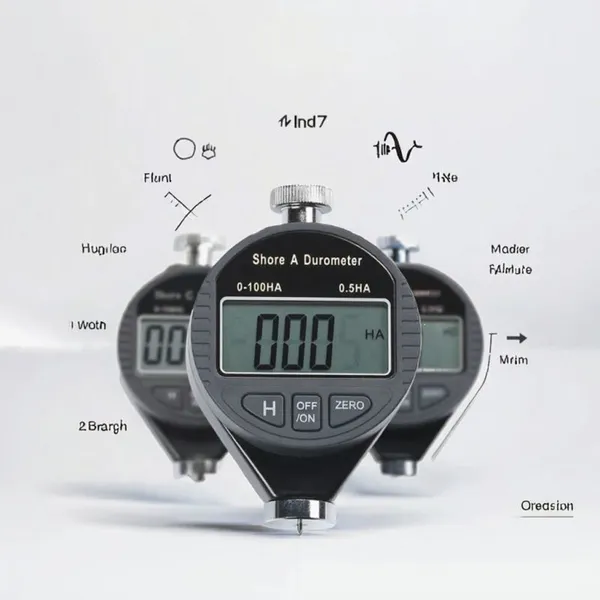 Digital Hardness Tester Meter Shore 0-100 A/C/D for Testing Hardness in Plastic Leather Rubber Various Multi-Resin Materials photo-2