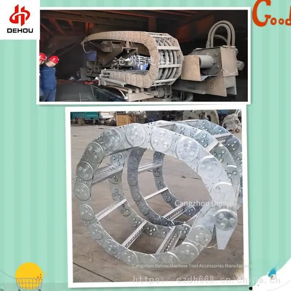Metal Tank Chain for Horizontal Movement of Palletizing in Steel Mills, Steel-aluminum Drag Chain photo-2