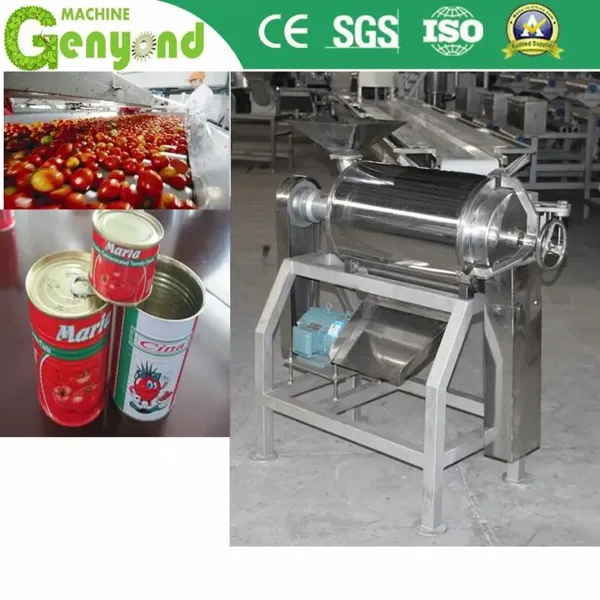 Berry, Cane, Lemon Industrial Tomato Paste Concentrate Sauce Jam Ketchup Puree Making Machine Production Line Processing Plant Juicing Crushing photo-3