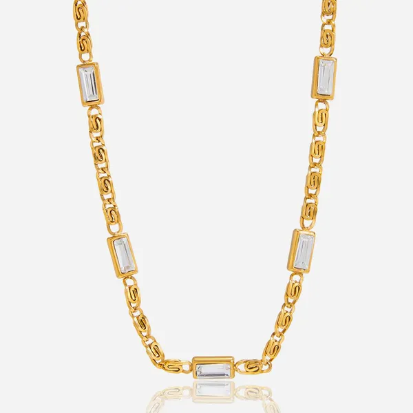 Scratch Resistant Stainless Steel Necklace With Titanium Nitride Barrier photo-4