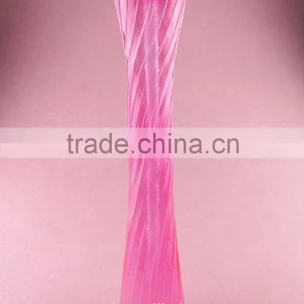 534ml Pink TV Tower Plastic Slush Yard Cup With Straw