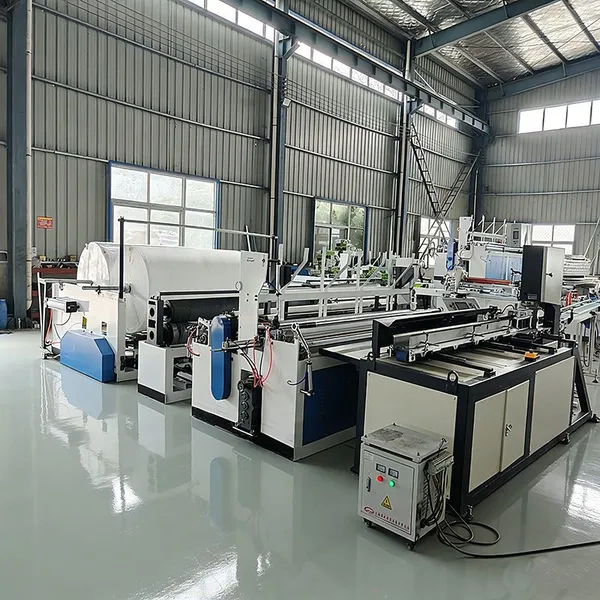Full Automatic Toilet Paper Making Machine High Speed Tissue Rewinding Production Line for Factory PLC Control photo-3