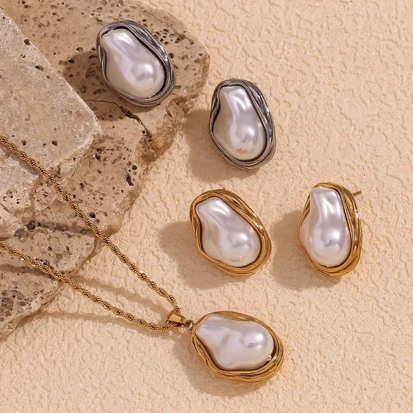 Brushed Finish Stainless Steel Earrings 304 Grade Surgical Steel Studs for Everyday Wear Wholesale photo-4