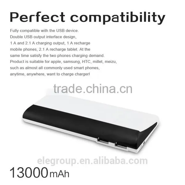 Ultra-large Capacity 13000mHA Shake Power Mobile Power Supply 1 Year Warranty photo-3