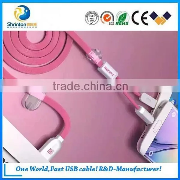 Remax 2 in 1 USB Cable Charge Cable for Both Micro and Iphone photo-3