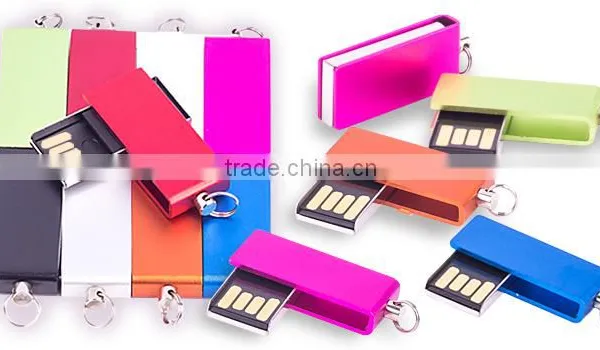 Slim Usb Metal Drive 2.0 32gb With Red Green Black Silver Color photo-2