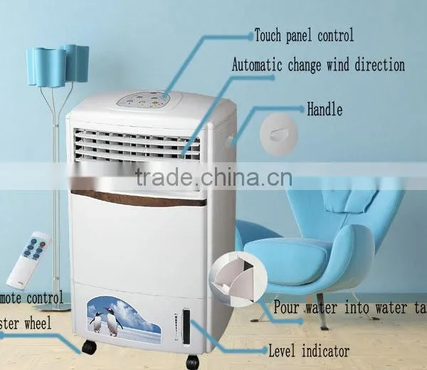 Portable Remote Control Water Mist Electric Fan Cooling photo-2