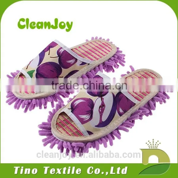 Import Bamboo Floor Indoor Cleaning Slipper photo-5
