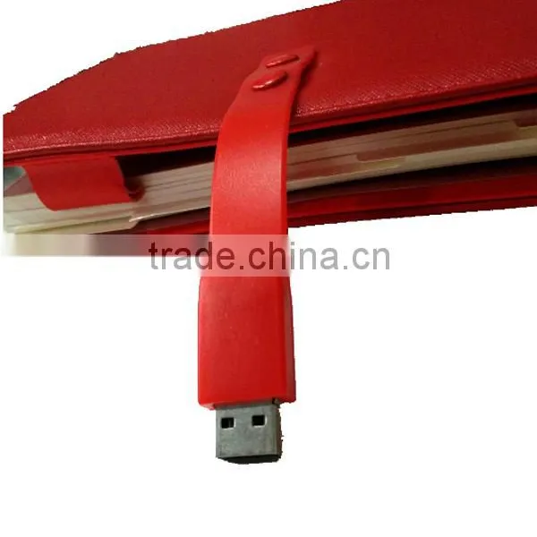 New Arrival A5 6-ring Binder Leather Notebook With Usb Flash Drive photo-6