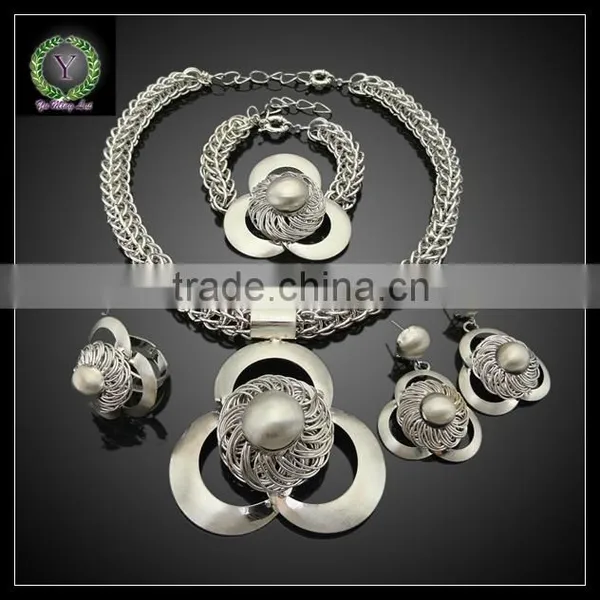 Silver Fashion Jewerly Set