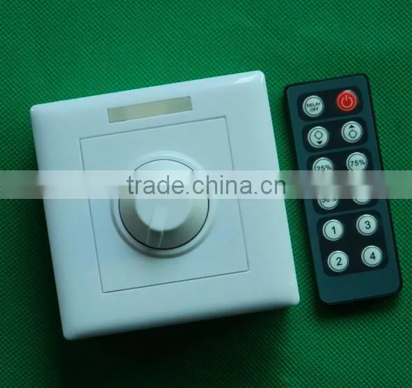 Hot rf remote control 1 channel dimmer/12v automatic led infrared zigbee wireless dimmer switch