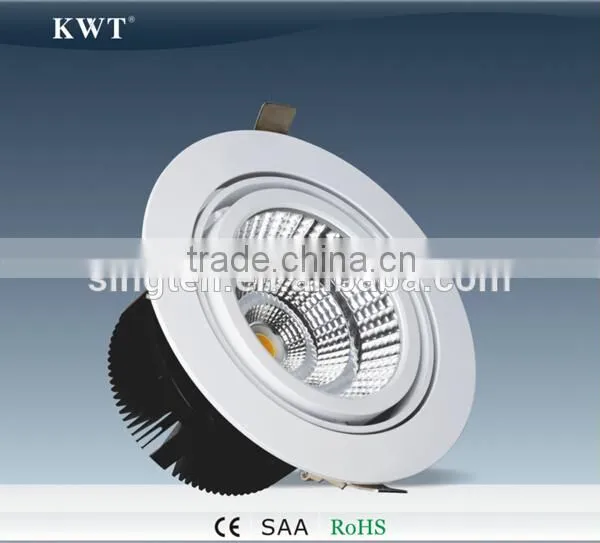 CE RoHS SAA TUV GS Certification High Lumen Dimmable Recessed Commercial COB LED Downlight photo-5