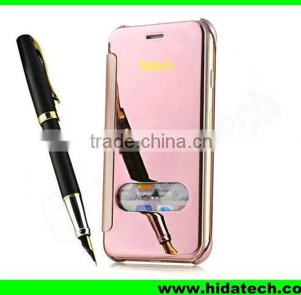 Hot Selling Smart Visible Flip Leather Phone Case for IPhone6 6s Leather Pouch photo-5