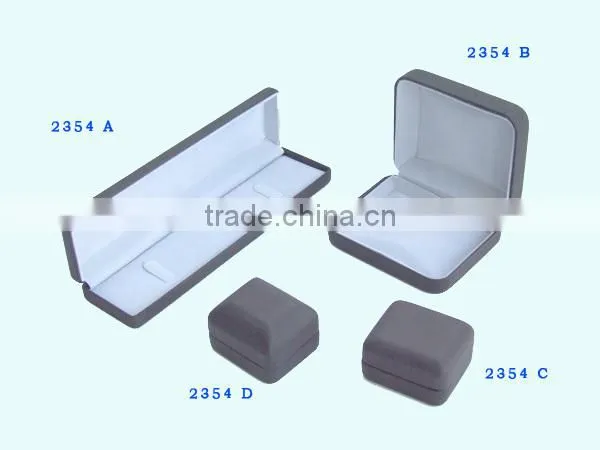 New Designs Wholesale Customized Leather Ring Box/leather Necklace Box photo-4