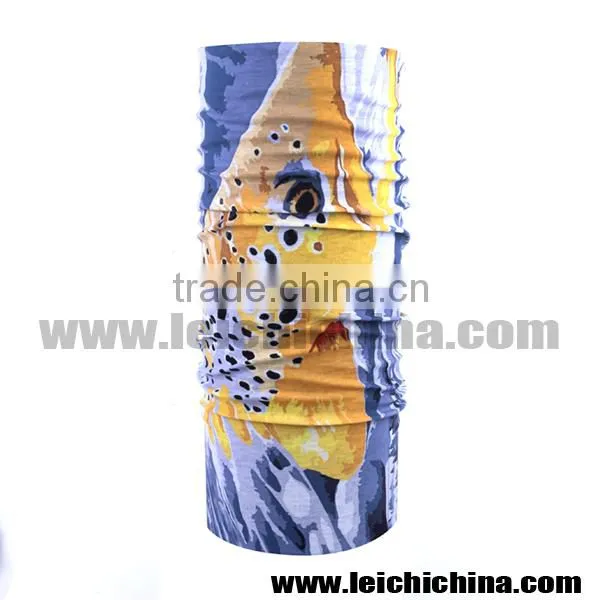 Unique 3D Brown Trout Multifunctional Bandanas Headwear photo-2