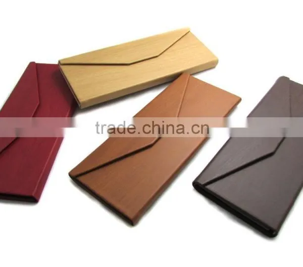 Handmade Glasses Cases/ Imitation Wooden Grain PU Cases photo-3