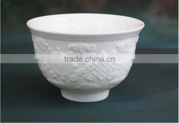 The Characteristics Of Porcelain Anaglyph Ceramic Bowl HY02 photo-4
