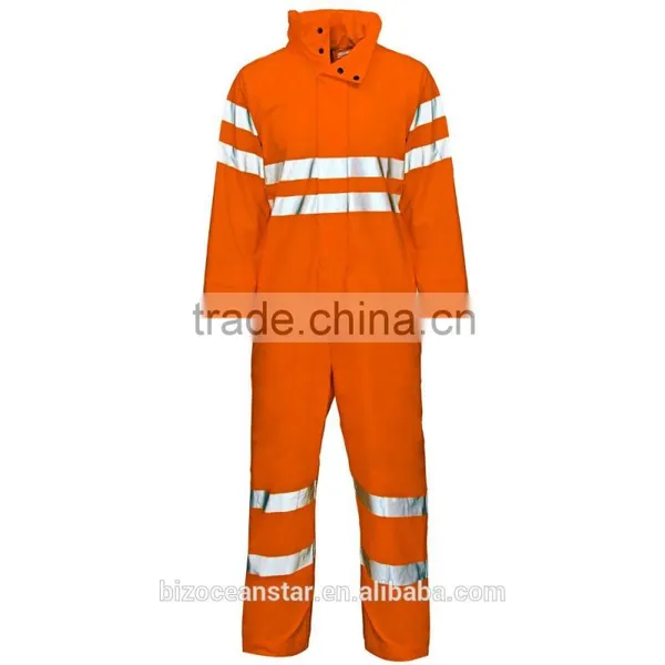 Prime Mover Hi Vis Waterproof Mechanic Workers Jacket/ Hi Vis Workwear/overalls Quality Choice photo-3