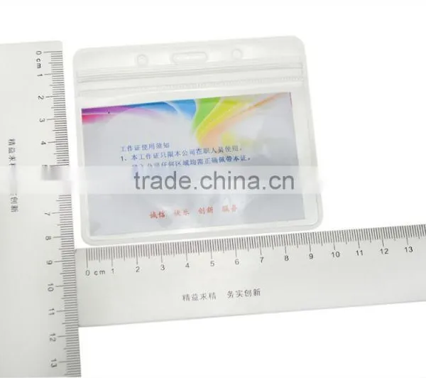 Clear PVC ID Card Working Card Badge Holder photo-2