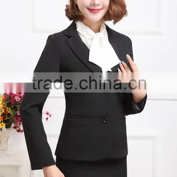 2015 New Uniform Design for Office Hotel Staff photo-2