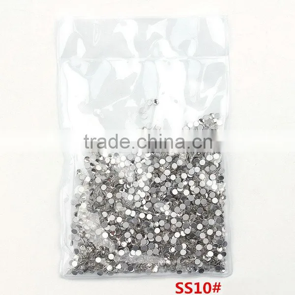 White Clear 1440pieces/bag Shining Flatback Non Hotfix Glue on Rhinestones Nail Art Crystal photo-5