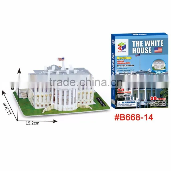 America White House Wholesale Jigsaw World Architecture 3d Puzzle photo-2